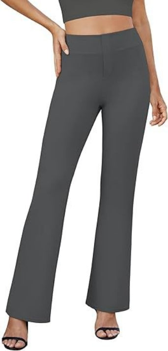 Business-Casual High-Waisted Stretch Trousers for Women