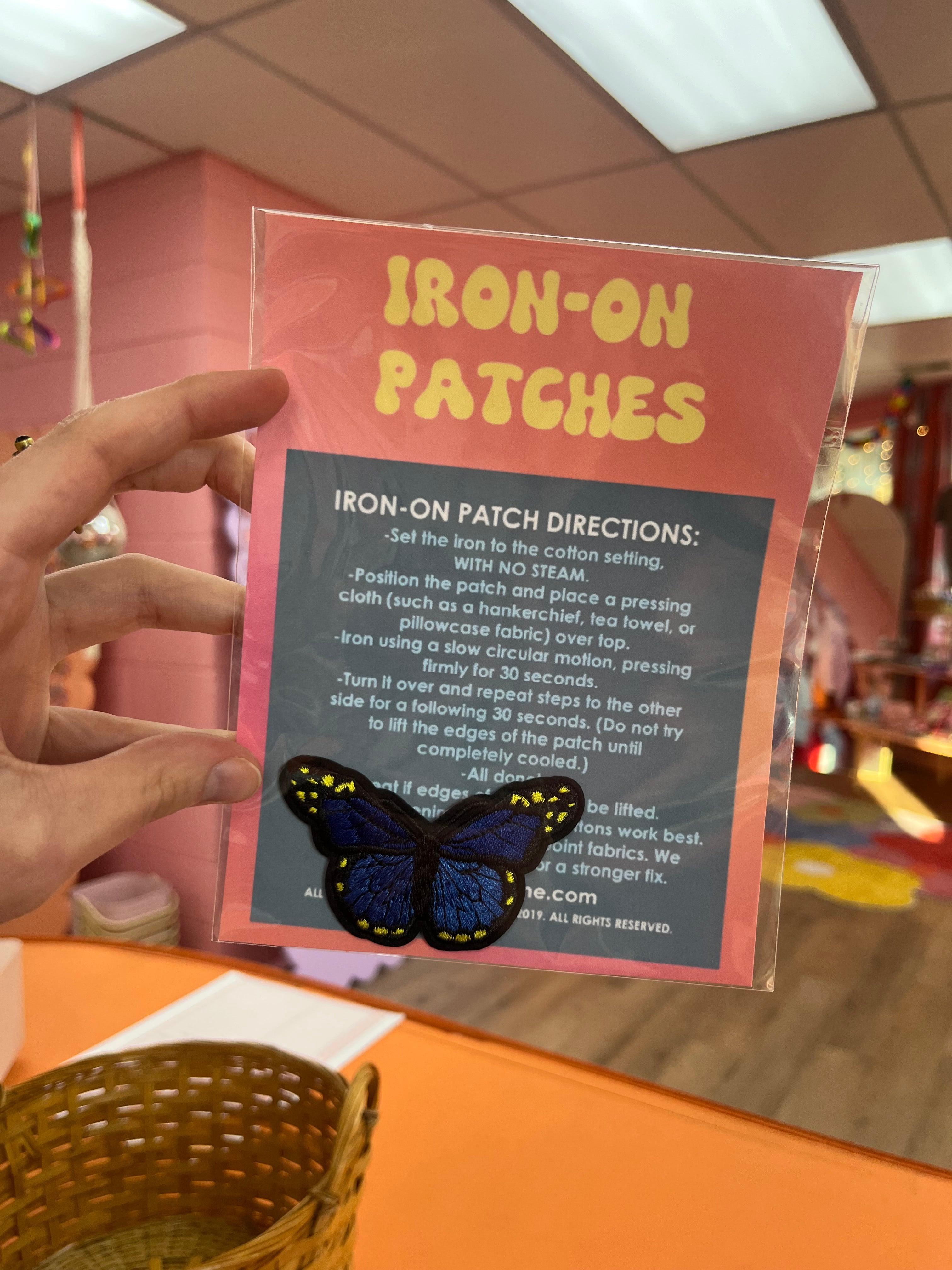 Butterfly Iron-On Patch