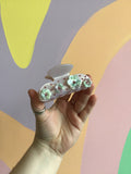Appliqué Flower Hair Claws