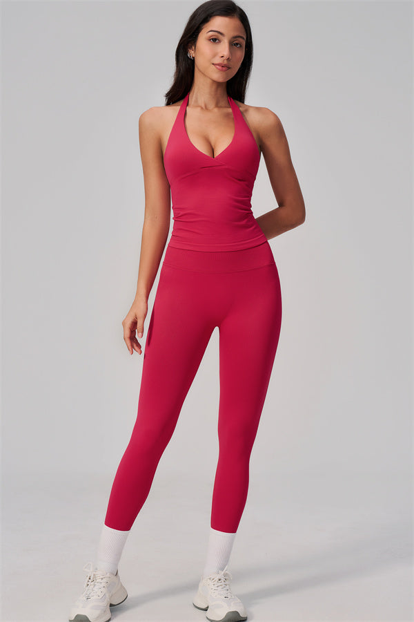 The Align V-Halter Top Leggings 2-Piece Set