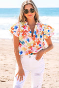 Chelsea Floral Bouquet Flutter Top