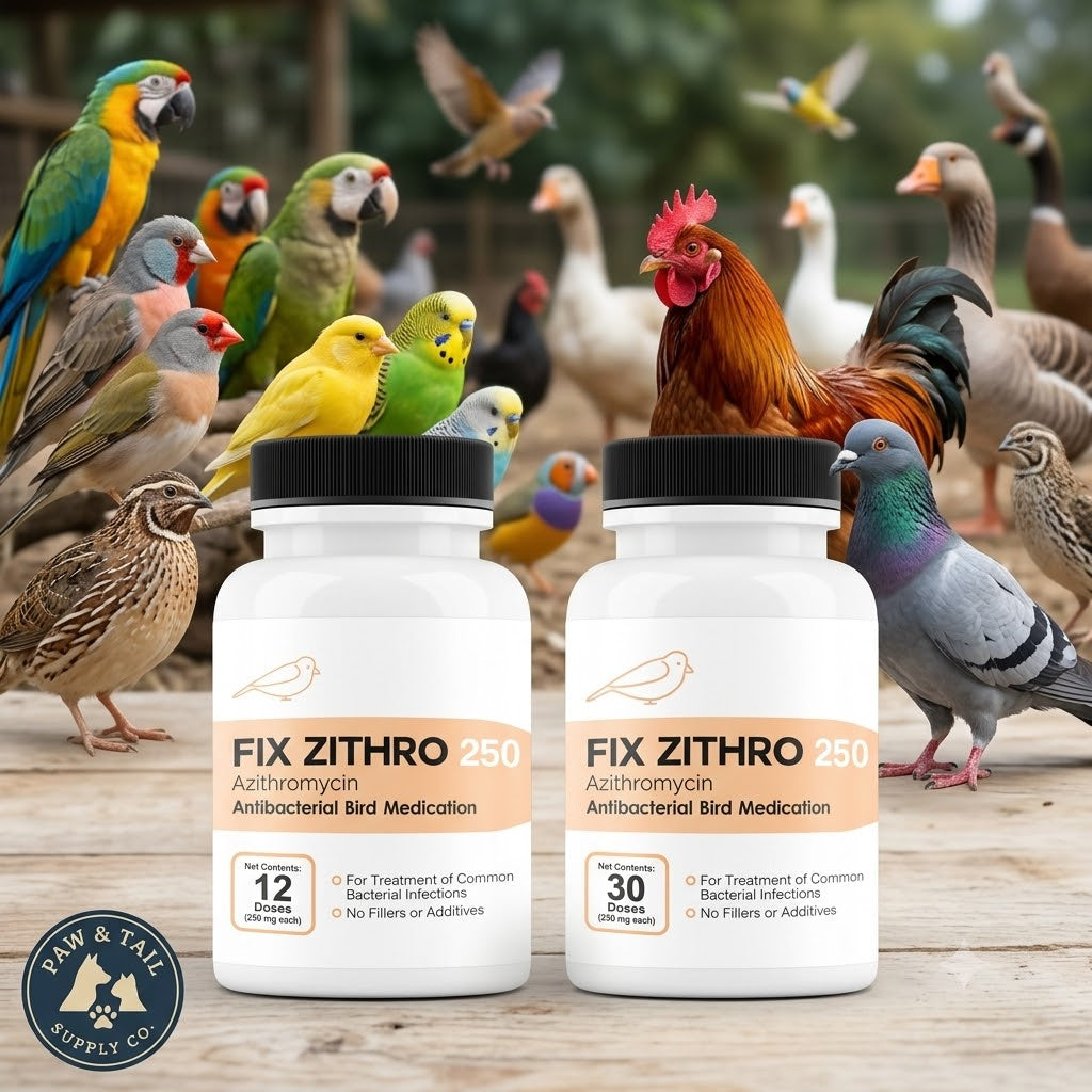 Fix Zithro Azithromycin 250 mg Tablets for Birds