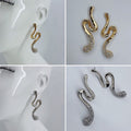 Geo Line Design Post Back Earring