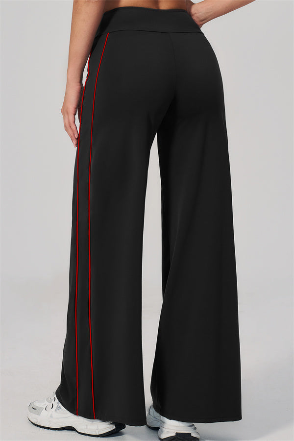 The Breathe Crop Top Straight Leg Pants 2-Piece Set