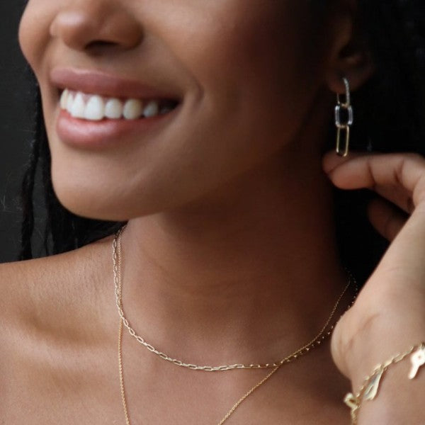 Olivia Oval Chain Necklace