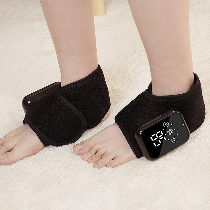 Electric Heating Ankle Massage Belt Protection Warm Hot Compress Ankle Heel Ankle Joint Massage Cordless Design Electric Hot Compress Massage