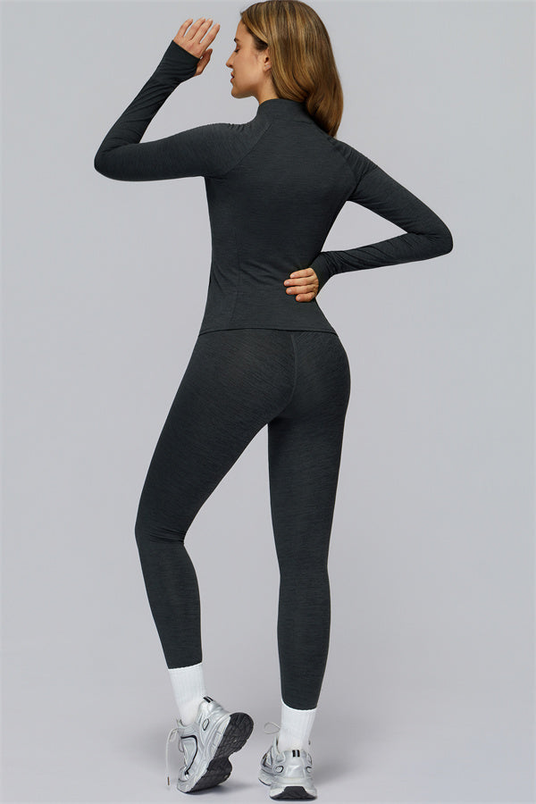 The Radiance Jacket Sports Bra Leggings 3-Piece Set