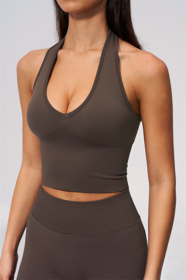 The New Allure Halter Top Capri Leggings 2-Piece Set