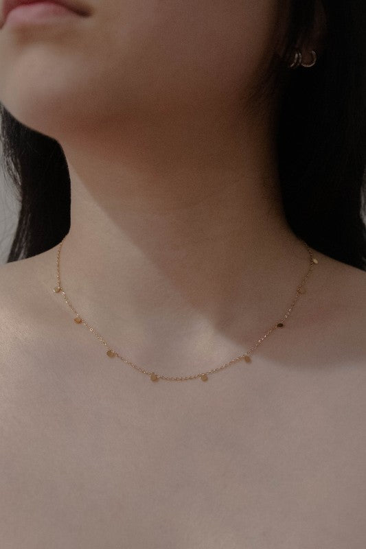 Dot Charm Necklace