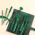 11 Makeup Brush Set Bamboo Handle Soft Bristles