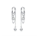 Women's Sterling Silver Earrings White Gold Plated Hypoallergenic Silver Earring