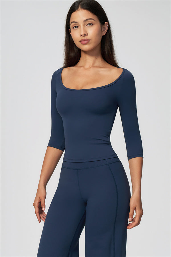 The RiseFit Half-Sleeve T-Shirt Straight Leg Pants 2-Piece Set