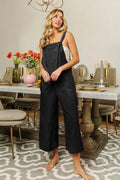 BiBi Textured Jacquard Jumpsuit with Side Pockets