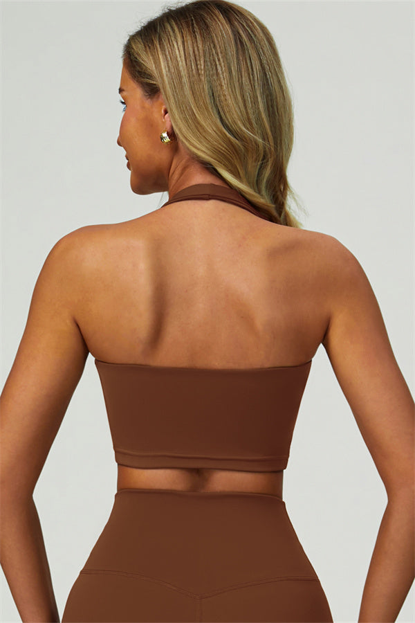 The Seraphine Halter Crop Top Shorts 2-Piece Set