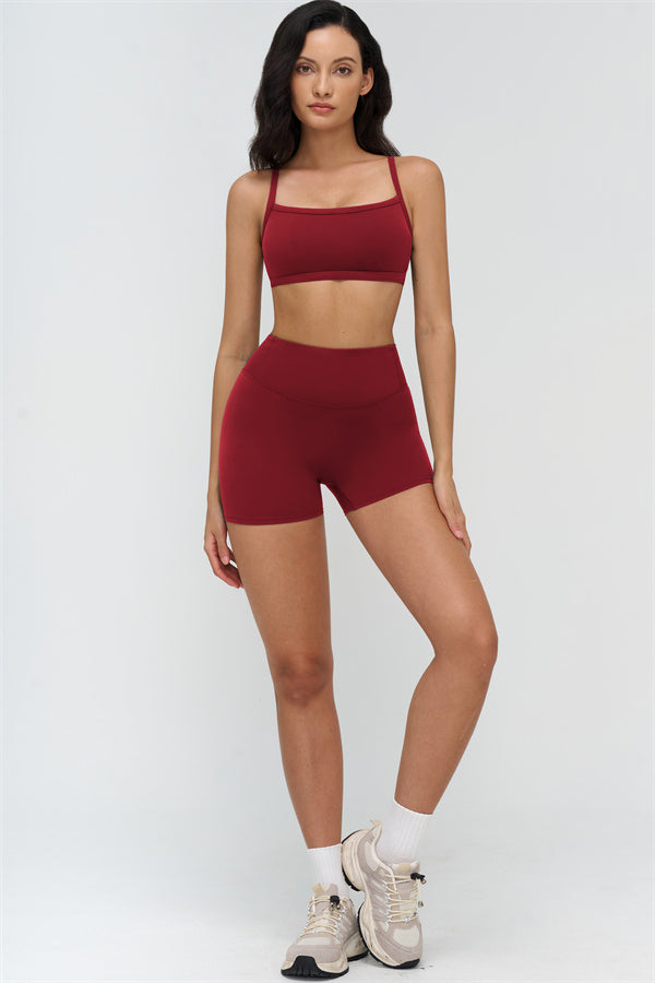 The Finesse Sports Bra Shorts 2-Piece Set