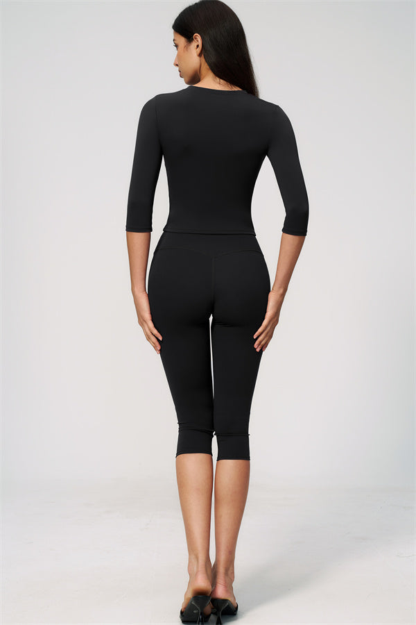 The Natalia Half-Sleeve Top