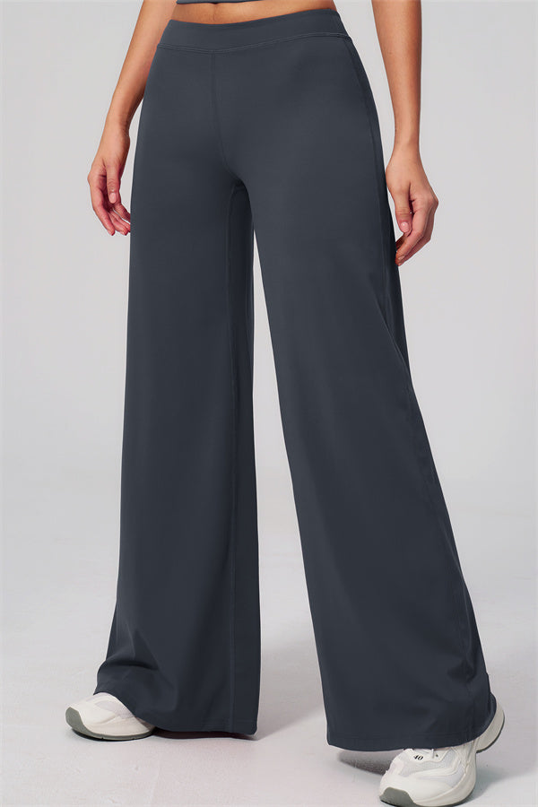 The Revive Crop Top Straight Leg Pants 2-Piece Set