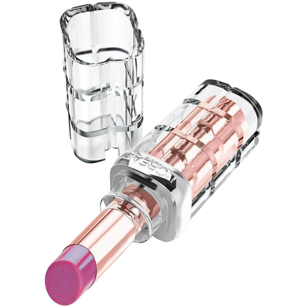 L’Oréal Paris Makeup Colour Riche Plump and Shine Lipstick, for Glossy, Radiant, Visibly Fuller Lips with an All-Day Moisturized Feel, 105 Mulberry Plump, 0.1 oz.