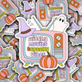Witchy Movies & Spooky Vibes Sticker