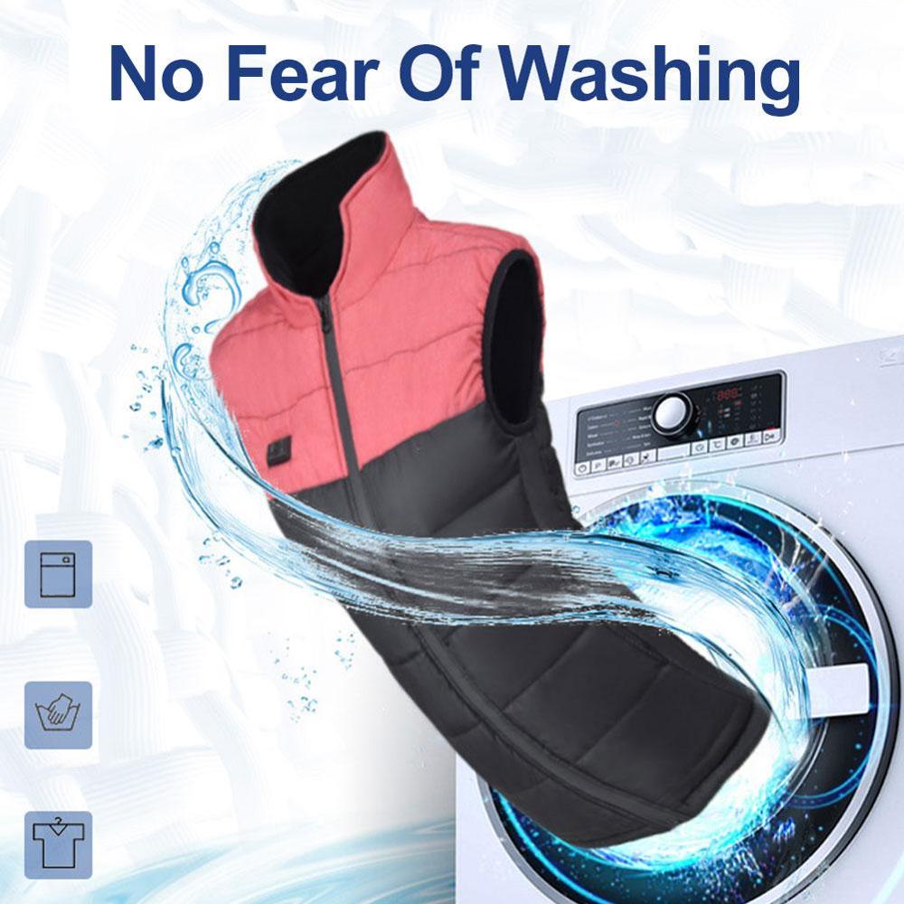 Charging and heating down vest