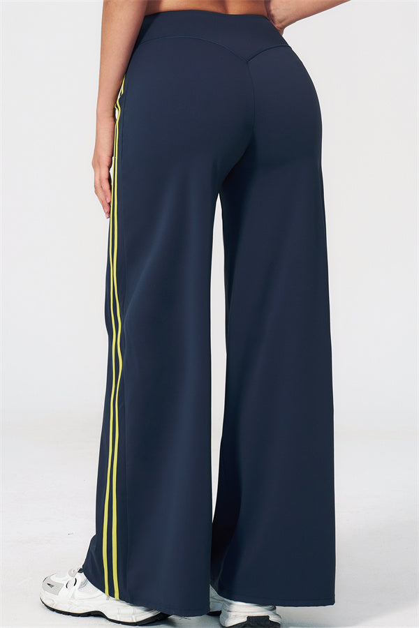 The Evoke Racerback Sports Bra Straight Leg Pants 2-Piece Set