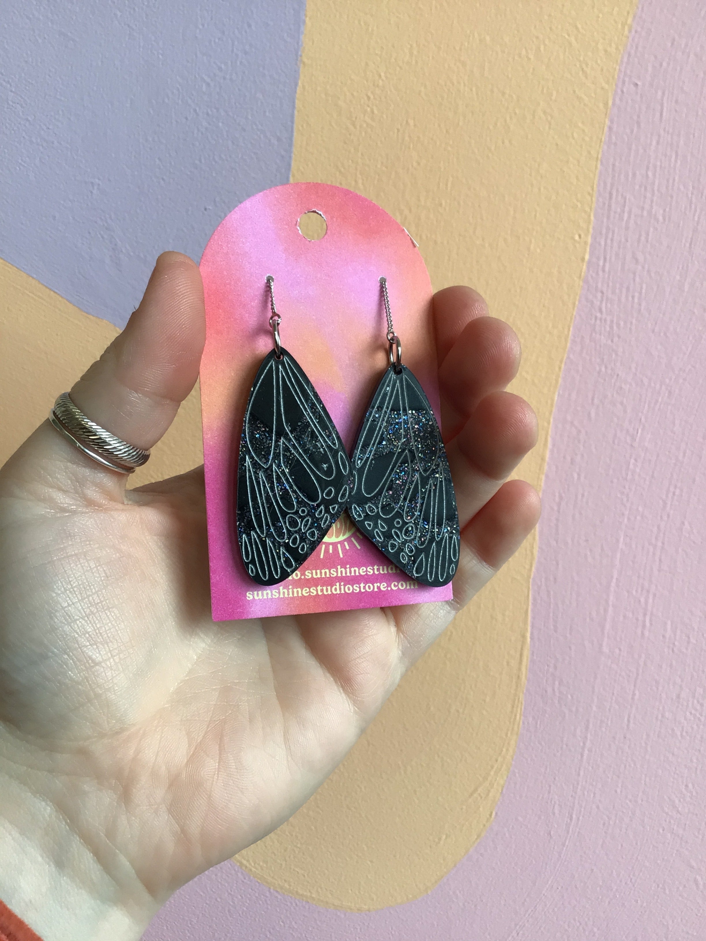 Butterfly Wing  Earrings