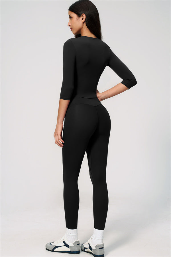The Natalia Half-Sleeve Top