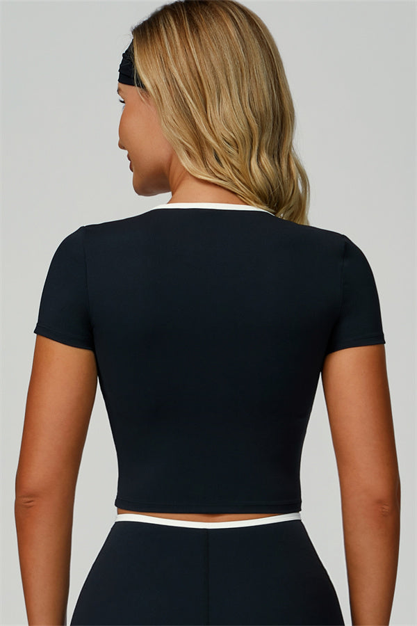 The Skyline Tie Top Flared Leggings Headband 3-Piece Set