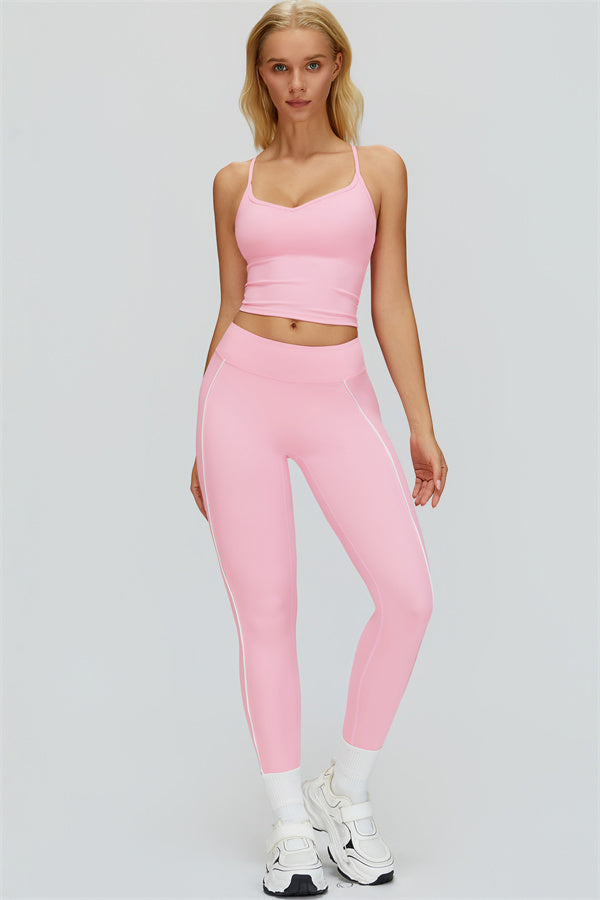 The Whisper Crop Top Leggings 2-Piece Set