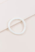 Thin Beaded Rope Bracelet | Snow