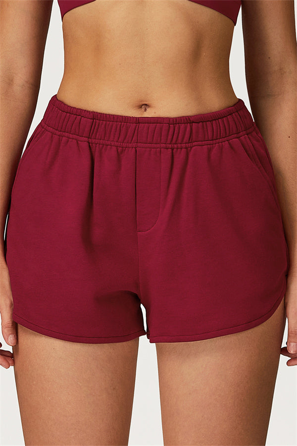 The Glacier Crop Hoodie Shorts 2-Piece Set