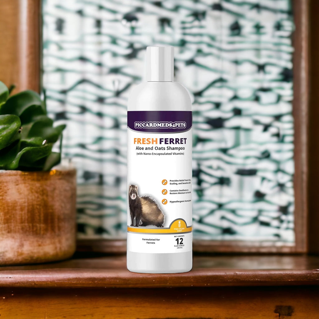 Piccardmeds4pets Fresh Ferret Aloe and Oats Shampoo 12 oz.