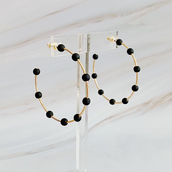Games On Cloud Nine Hoop Earrings