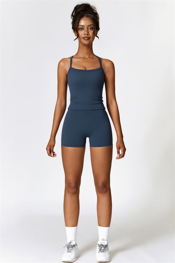 The Isabella Crop Top Shorts 2-Piece Set