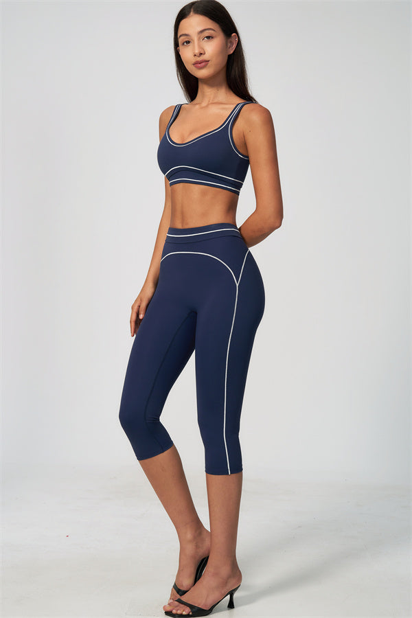 The Amara Sports Bra Capri Leggings 2-Piece Set