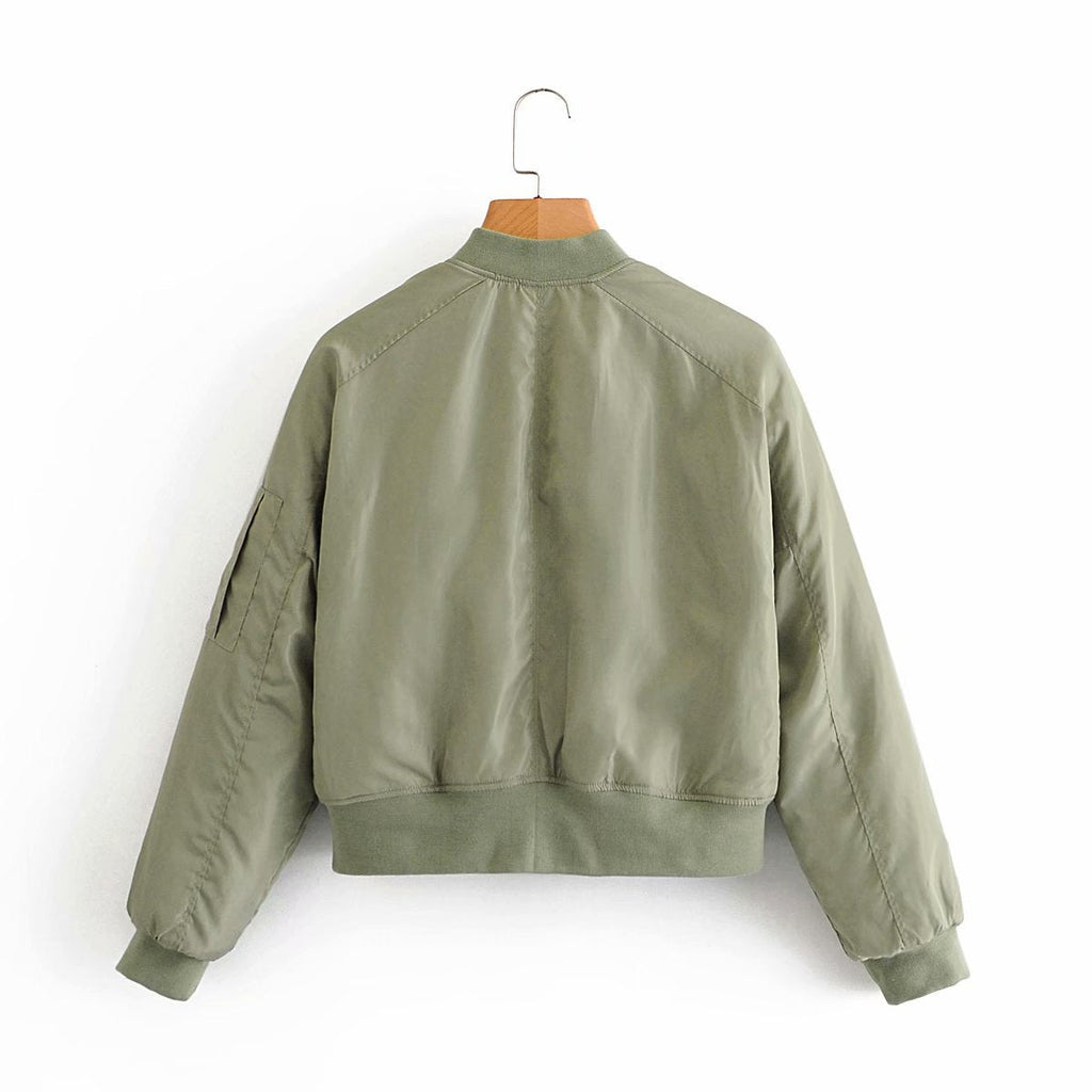 Street Fashion Bomber Jacket Plus Cotton Coat
