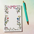 Floral Note Pad