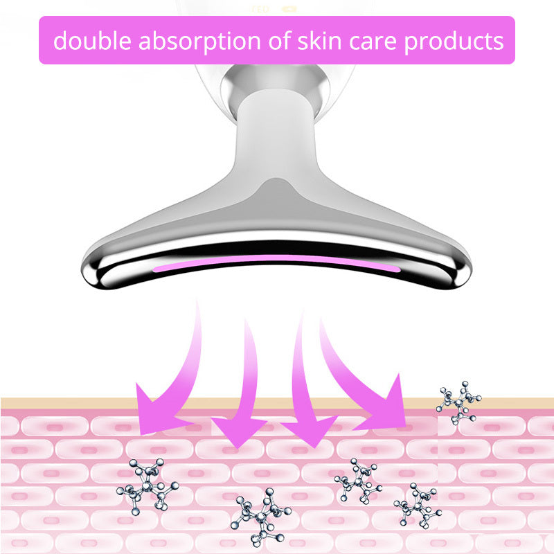Massager Electric Microcurrent LED Photon Face Beauty Device