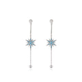 Star fringed earring girl
