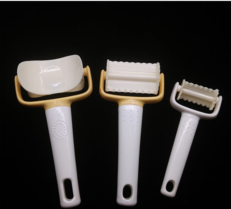 Plastic biscuit moulding machine, round roll cutting knife, sugar cake embossing  DIY baking tool