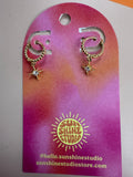 Star Gem Mini Hoops