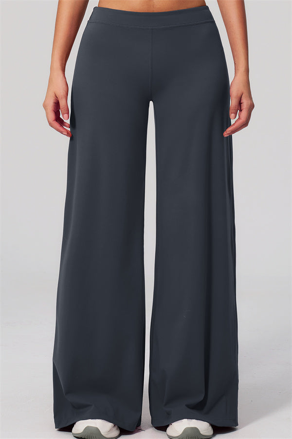 The Revive Crop Top Straight Leg Pants 2-Piece Set