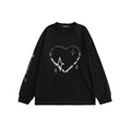 Women's Round Neck Loose Long Sleeve T-shirt