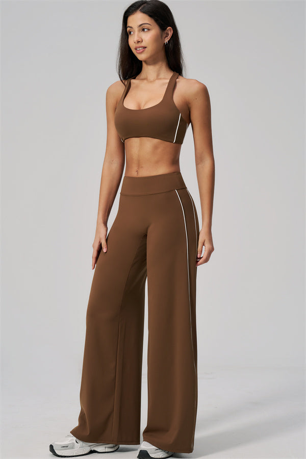 The Breathe Sports Bra Straight Leg Pants 2-Piece Set