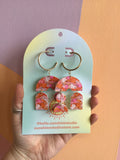 Cutesy Ghost Print Earrings
