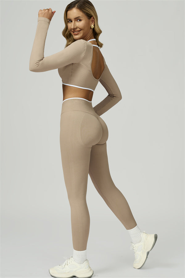 The Prime Line Long Sleeve Crop Top