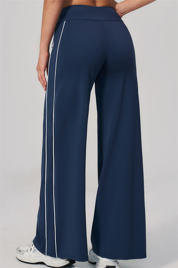 The Breathe Crop Top Straight Leg Pants 2-Piece Set