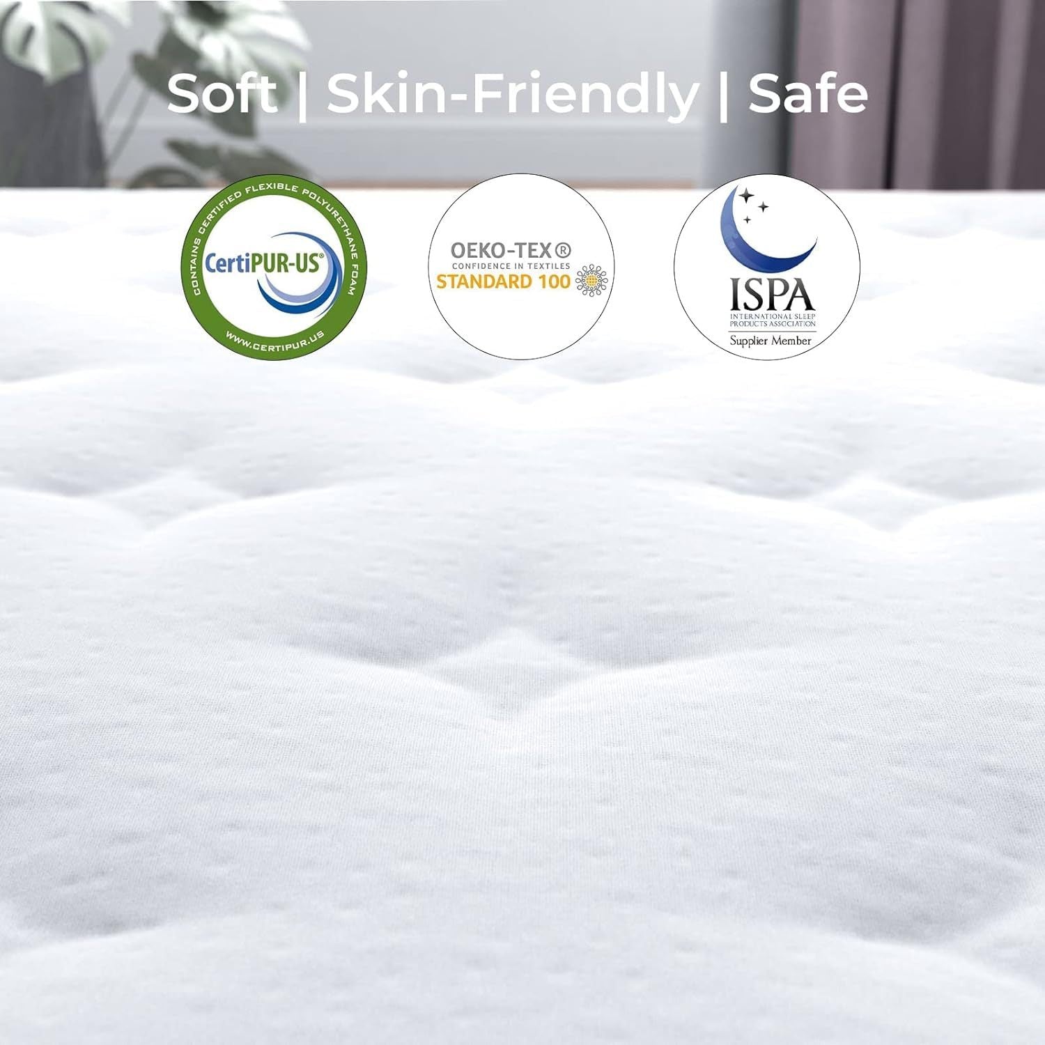 Spring-Loaded Hybrid Mattress 10 Inches helps relieve physical stress and promote deep sleep