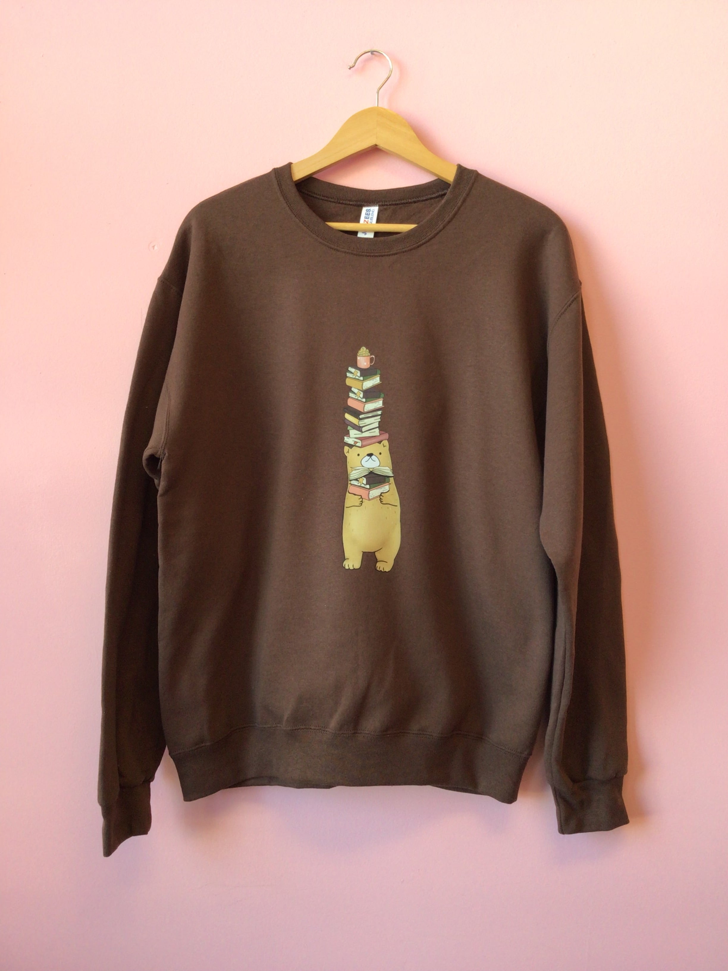 Bear with Books Crewneck and Shirt