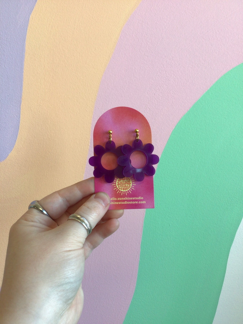 Happy Spring Daisy Earrings